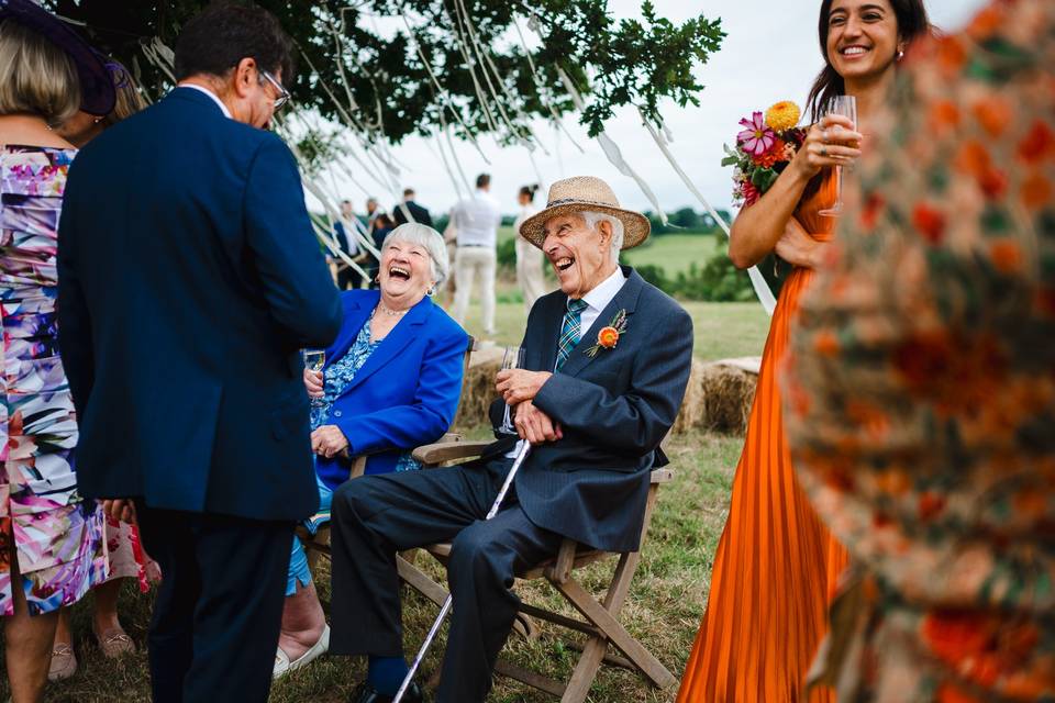 Wedding Day Laughter