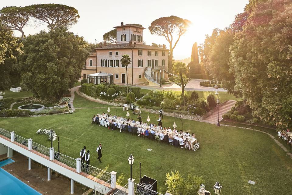 Main garden dinner