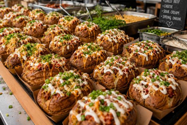 Loaded jacket potato’s