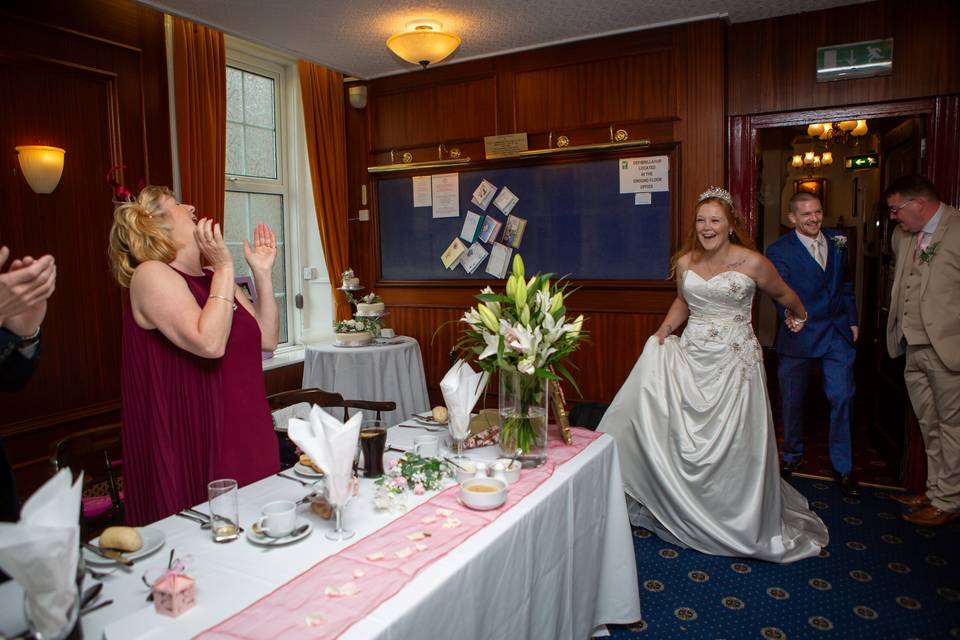 Wedding Reception Entrance