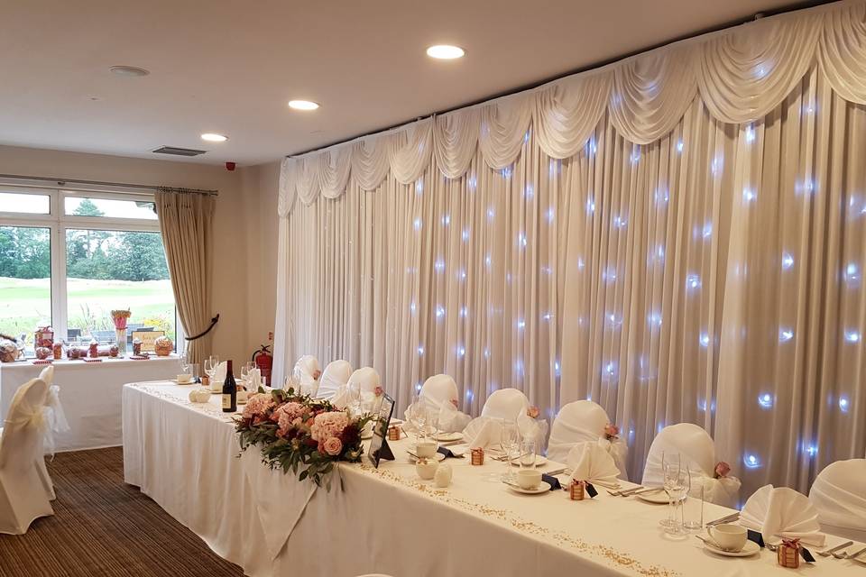 Twinkly Top Table