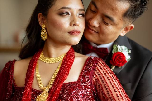 Asian wedding reception