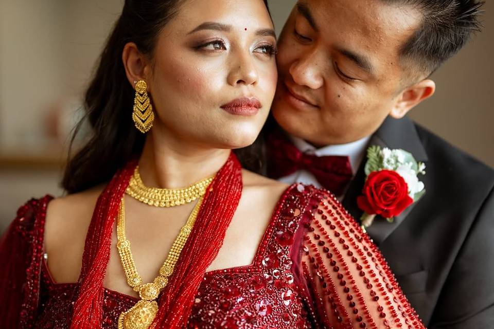 Asian wedding reception