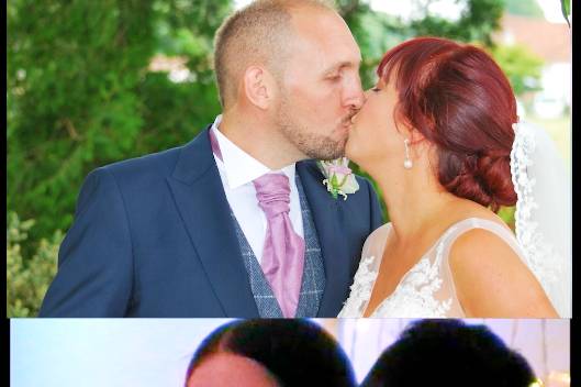 Wedding kisses