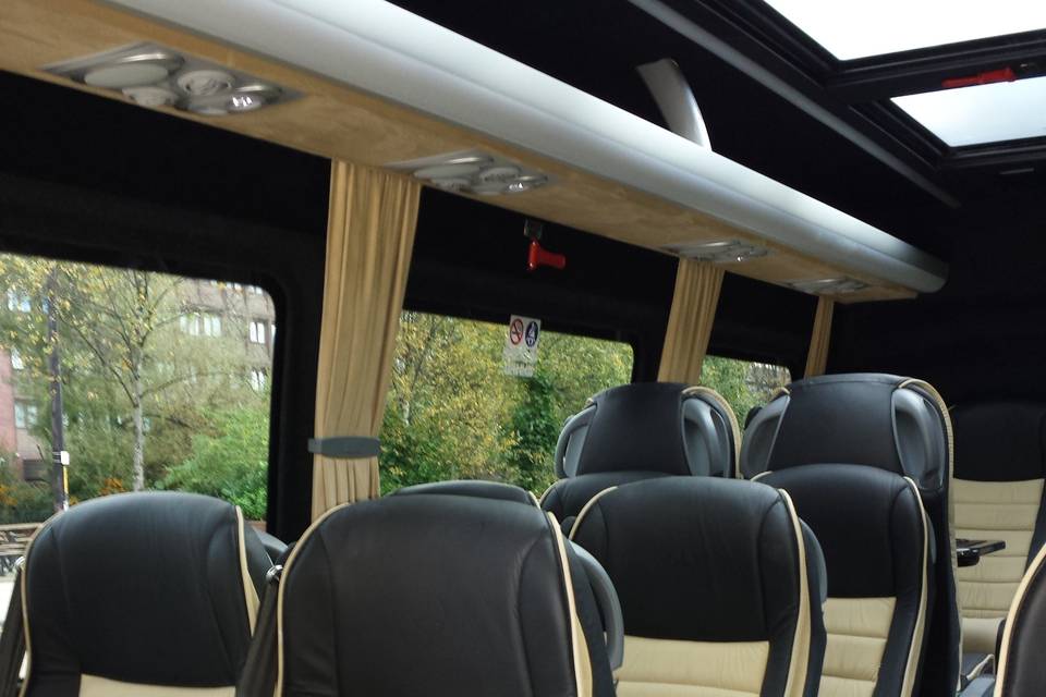 16 seated mini bus interior