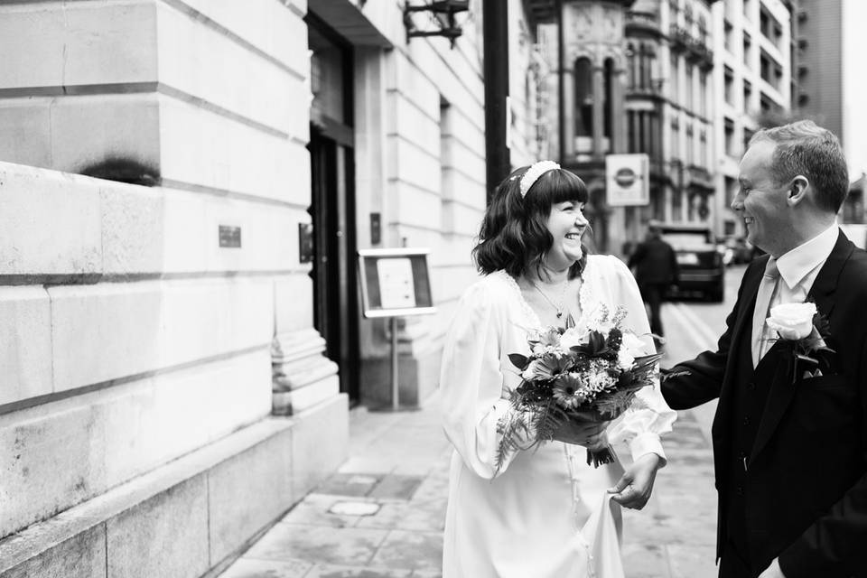 Bride and groom