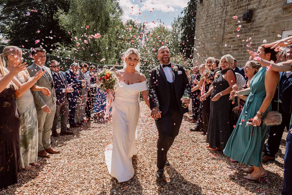 Summer tipi wedding