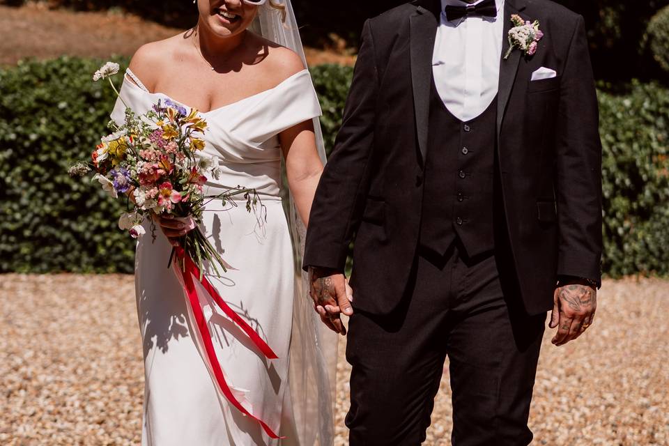 Summer tipi wedding