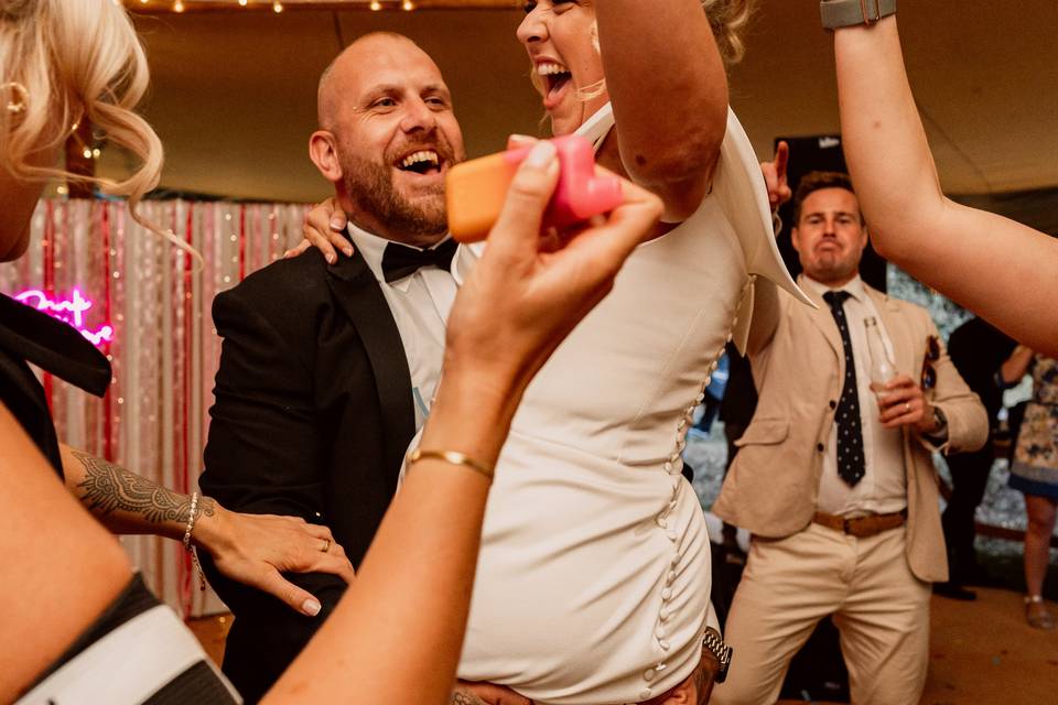 Summer tipi wedding