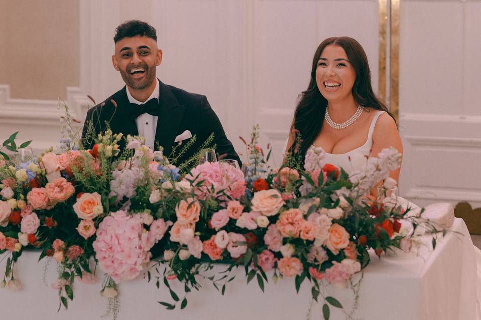 Amaranté Top Table Flowers