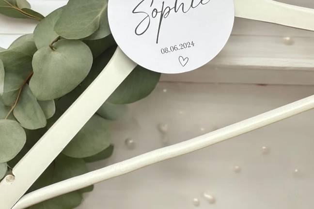 Wedding Hanger Tags