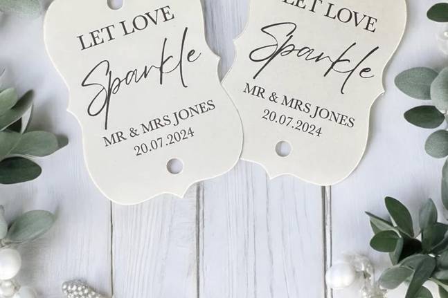 Sparkler Tags