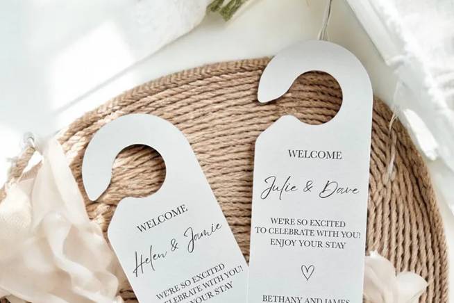 Wedding Room Reserved Tag