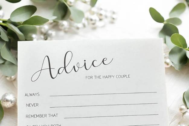 Wedding Advice Cards