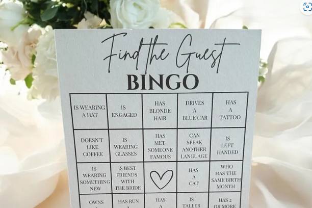 Wedding Bingo Cards