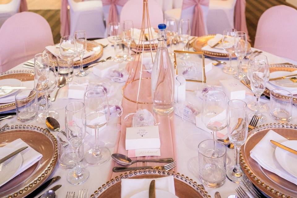 Real Wedding Set Up