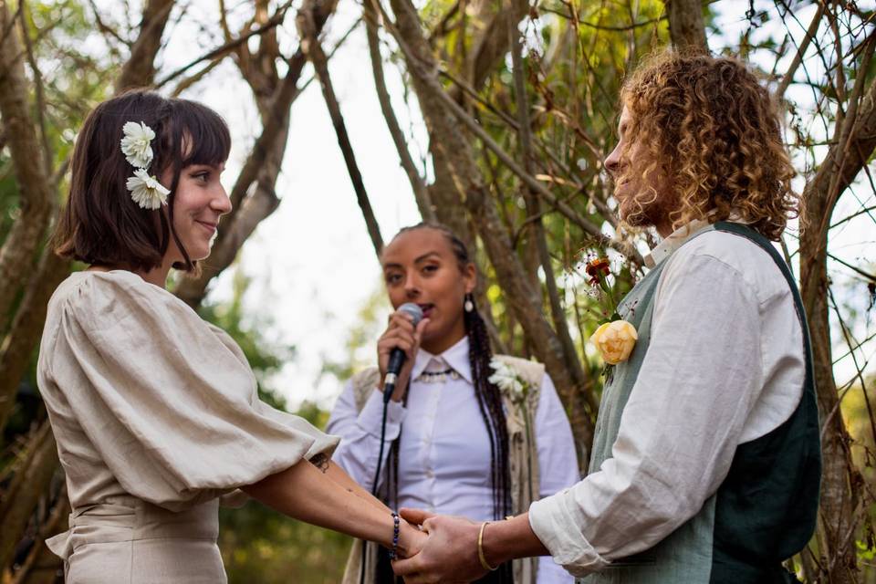 Wedding ceremony for W&L