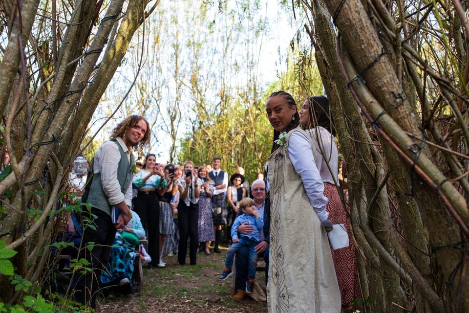 Wedding ceremony for W&L