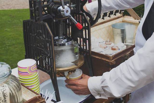 How we roll - Shaved Ice Cart