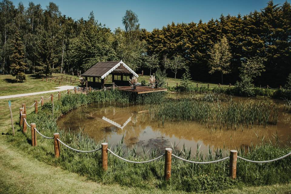 Boat House & Lake