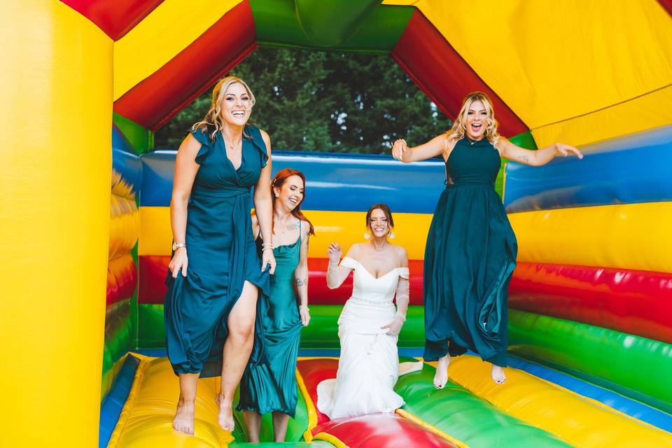 Bouncy Castle Wedding Games