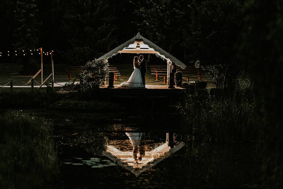 Boat House at Night