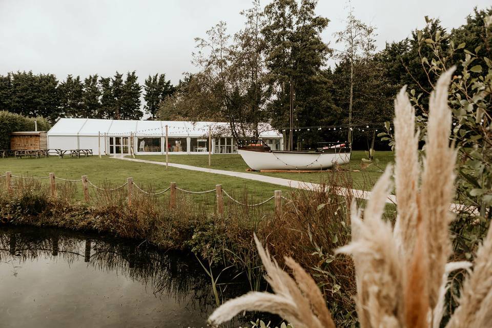 Marquee Across the Lake