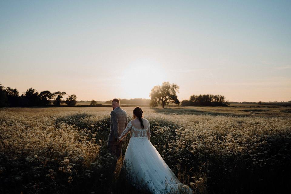 A stroll at sunset