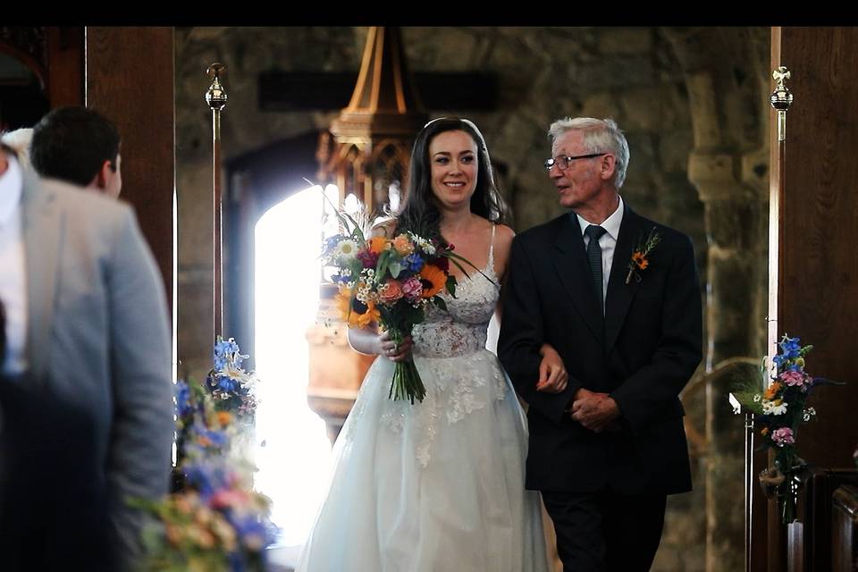 Walking down the aisle