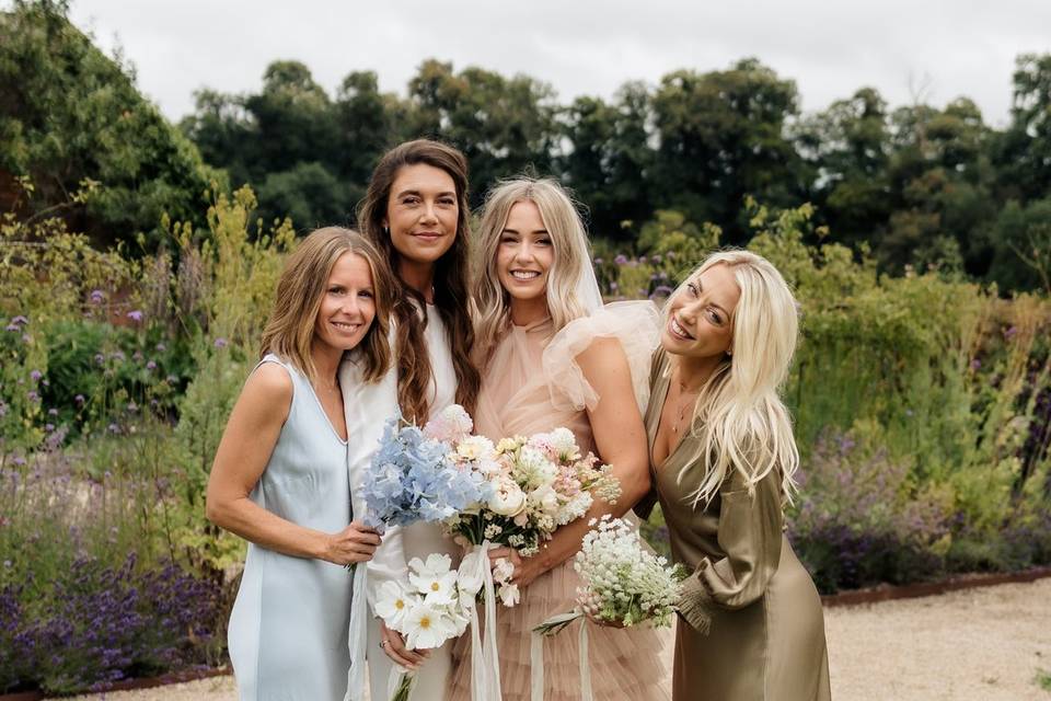 Bridesmaids at Cowdray