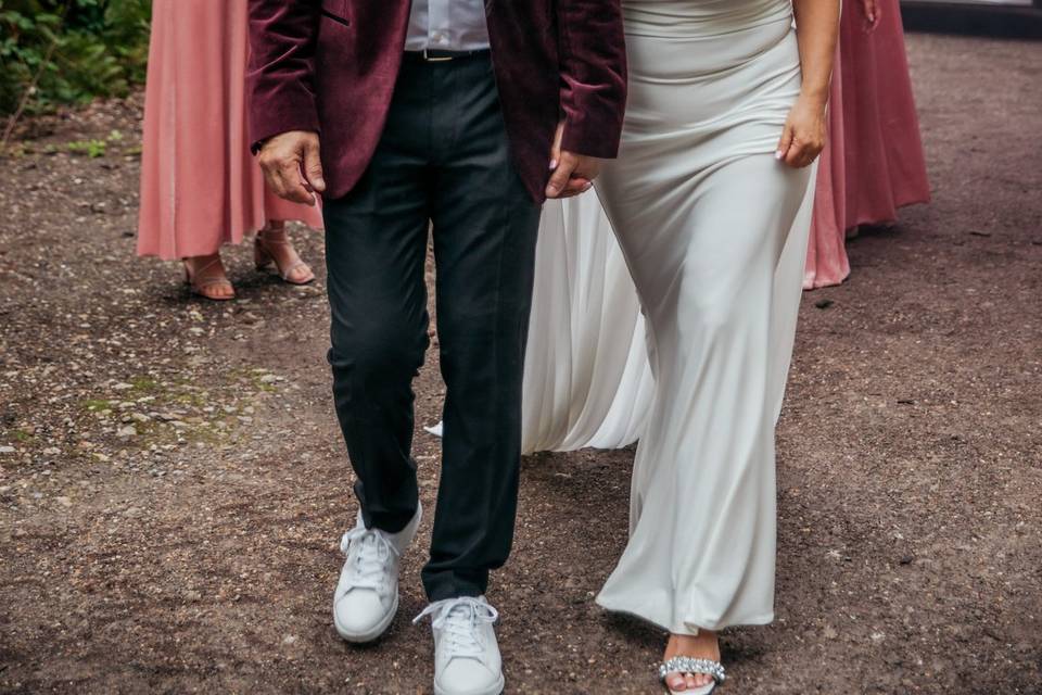 Wedding in the woods