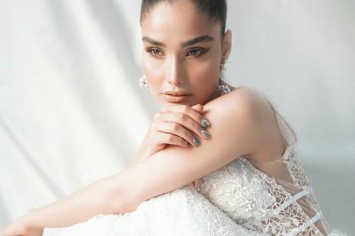 Glam bridal for a shoot