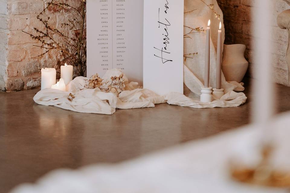 Wedding signage