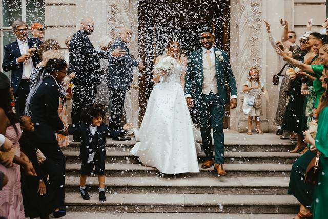 Confetti moment