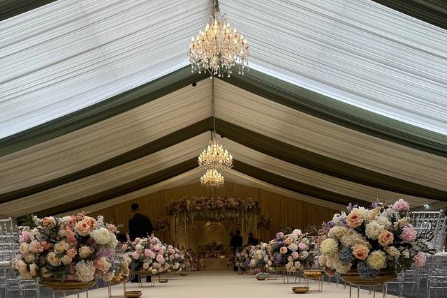 Indoor Wedding Ceremony Set up