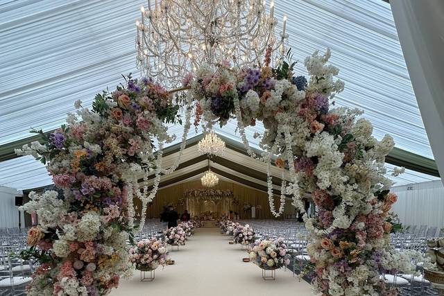Indoor Wedding Ceremony Set up