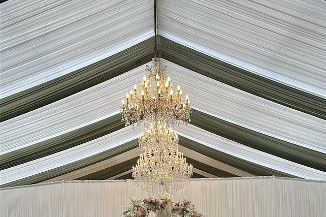 Indoor Wedding Ceremony Set up