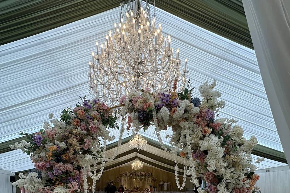 Indoor Wedding Ceremony Set up