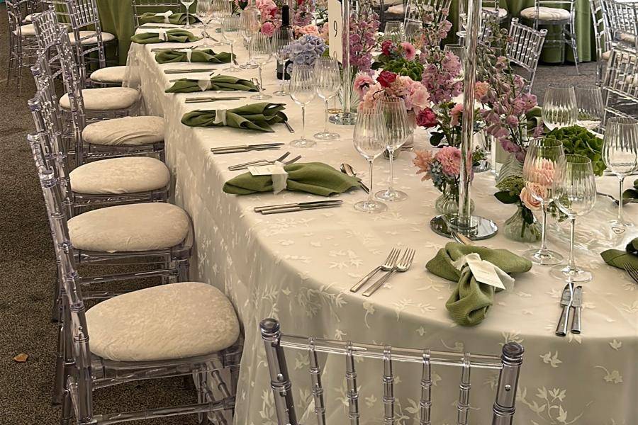 Indoor Wedding Reception Decor
