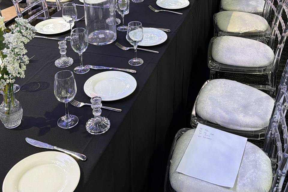 Indoor Wedding Reception Decor