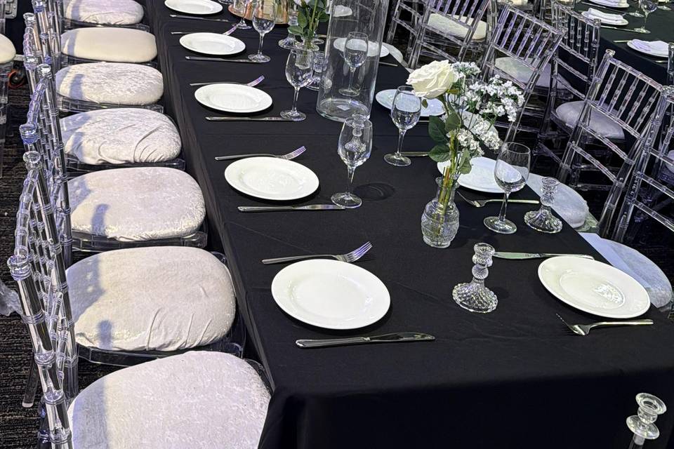 Indoor Wedding Reception Decor