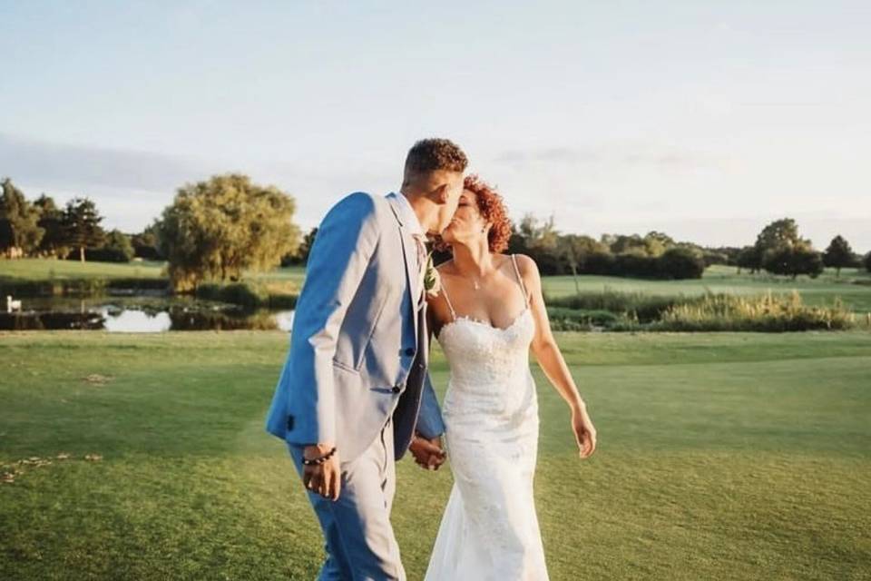 The Newly Weds on our Course