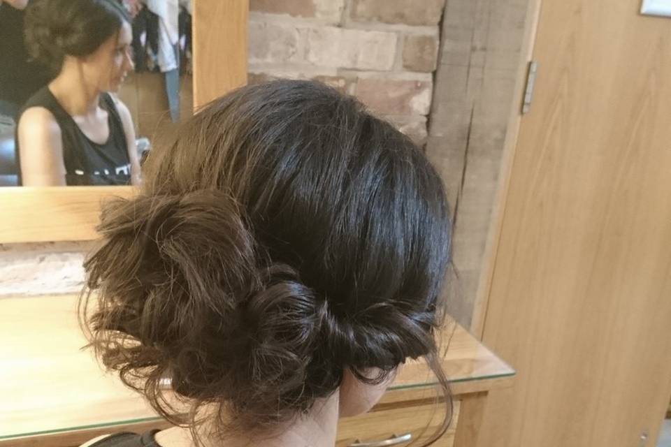 Bridal hair