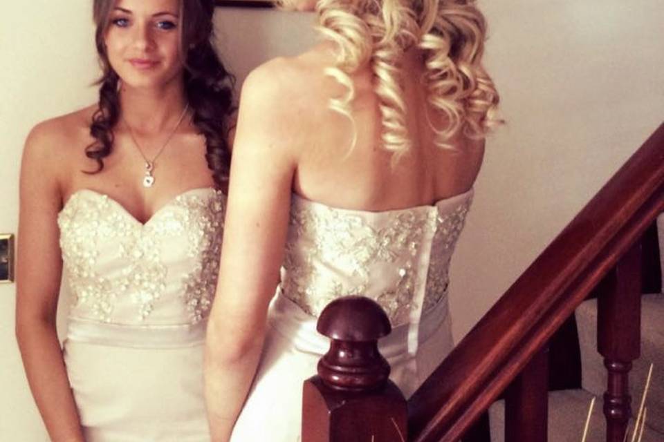 Bridal hair