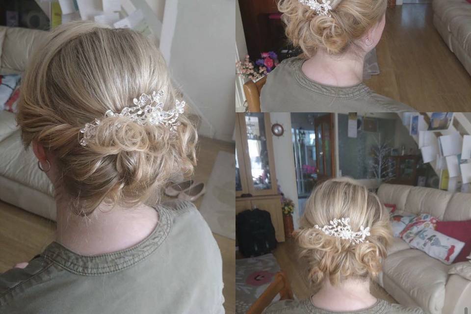 Bridal hair