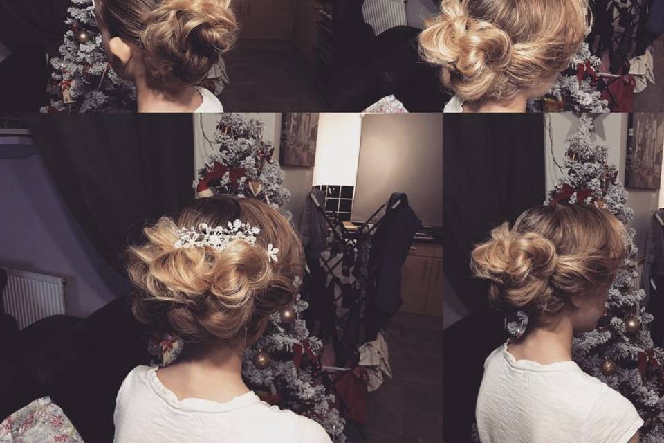 Bridal hair
