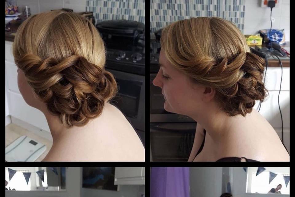 Bridal hair