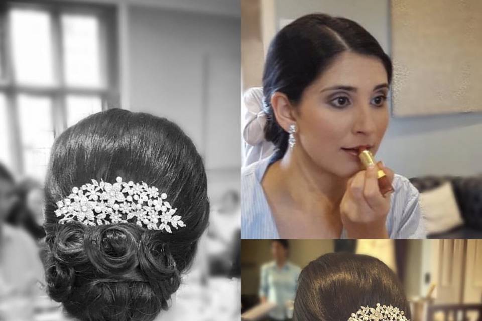 Bridal hair