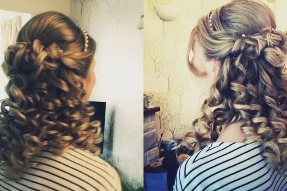 Bridal hair
