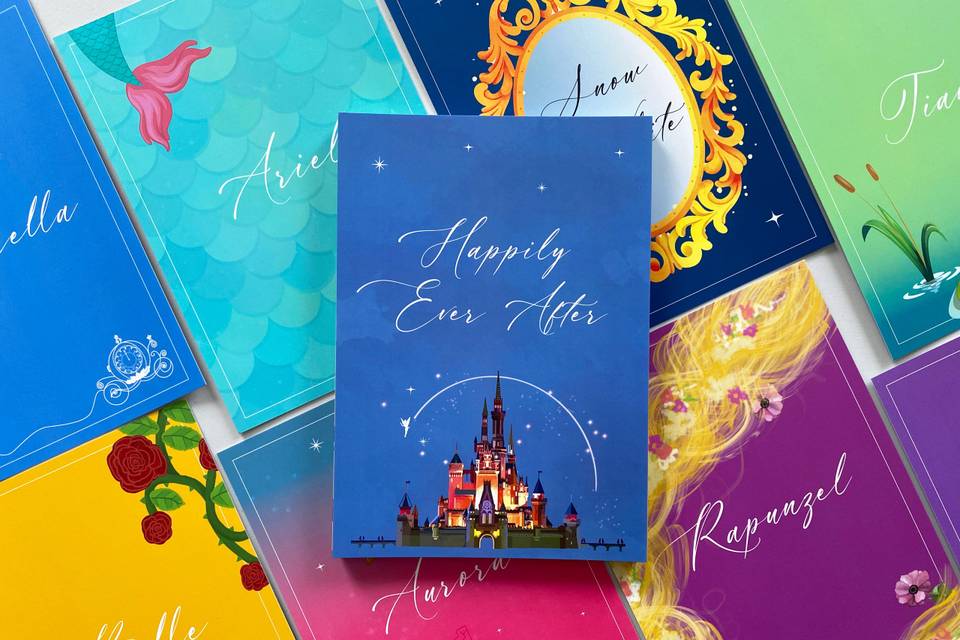 Disney Table Name signs